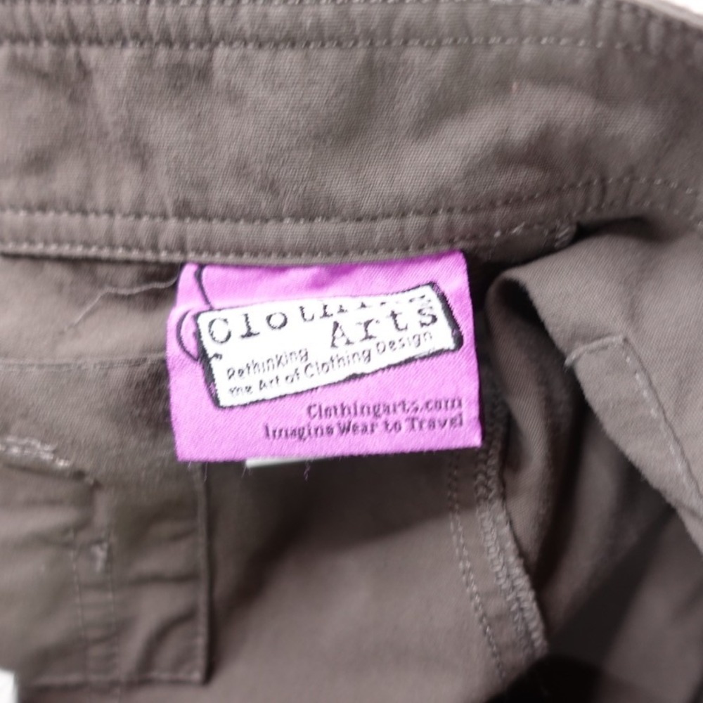 Clothing Arts P^cubed Pick-Pocket Proof Adventure Cargo Pants Brown Mens 42x32 - Picture 8 of 11